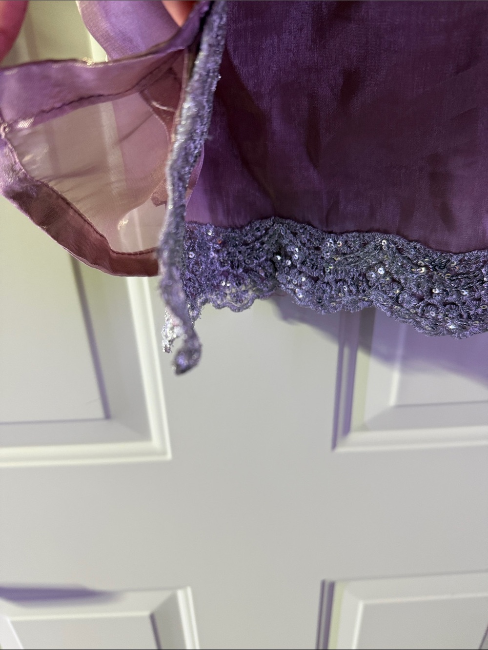 Kids Gharara Set Mauve/Silver 3pc Festive Outfit - Picture 9 of 15